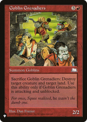 Goblin Grenadiers [The List Reprints] | RetroPlay Games