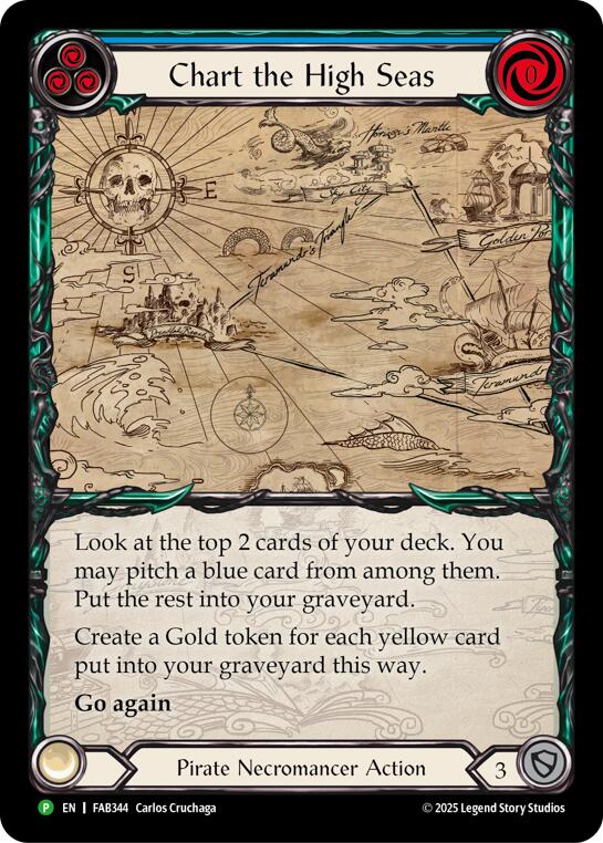Chart the High Seas [FAB344] (Promo)  Rainbow Foil | RetroPlay Games