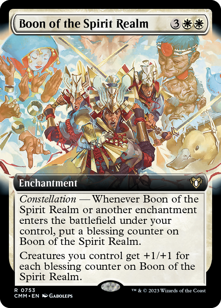 Boon of the Spirit Realm (Extended Art) [Commander Masters] | RetroPlay Games