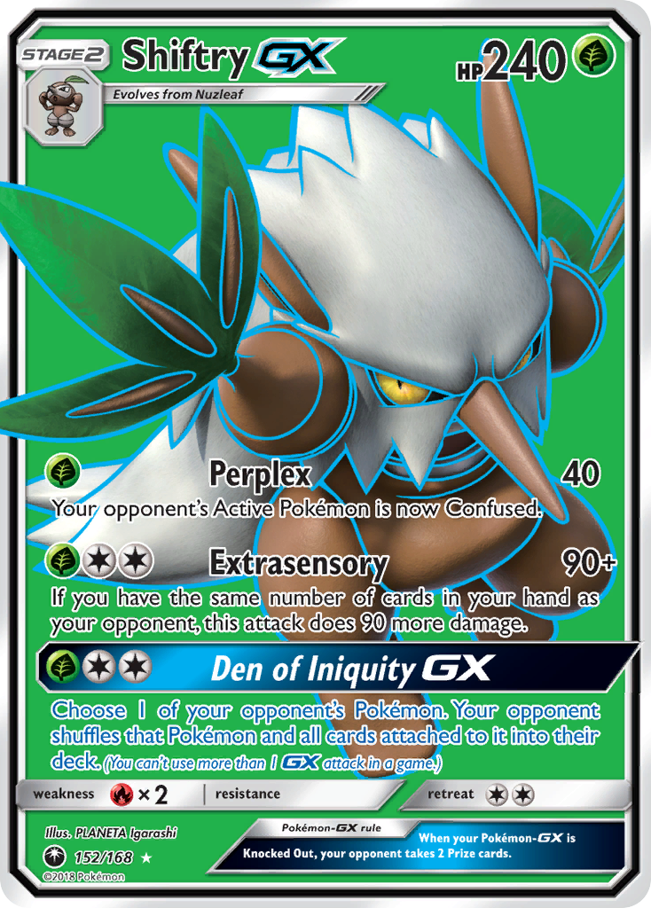 Shiftry GX (152/168) [Sun & Moon: Celestial Storm] | RetroPlay Games