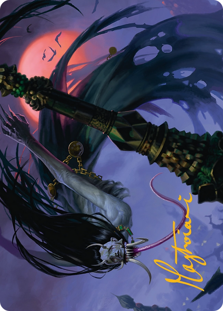 Qarsi Revenant Art Card (12/54) [Tarkir: Dragonstorm Art Series] | RetroPlay Games