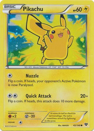 Pikachu (42/146) (2014 Movie Promo) [Miscellaneous Cards] | RetroPlay Games