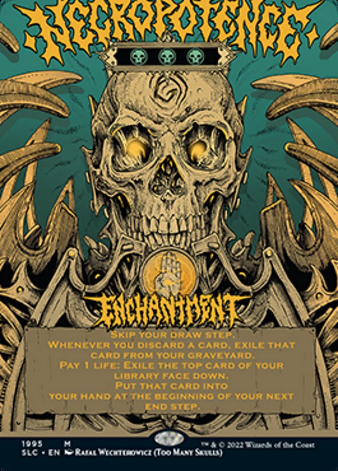 Necropotence (Borderless Alternate Art) [Secret Lair Countdown Kit] | RetroPlay Games