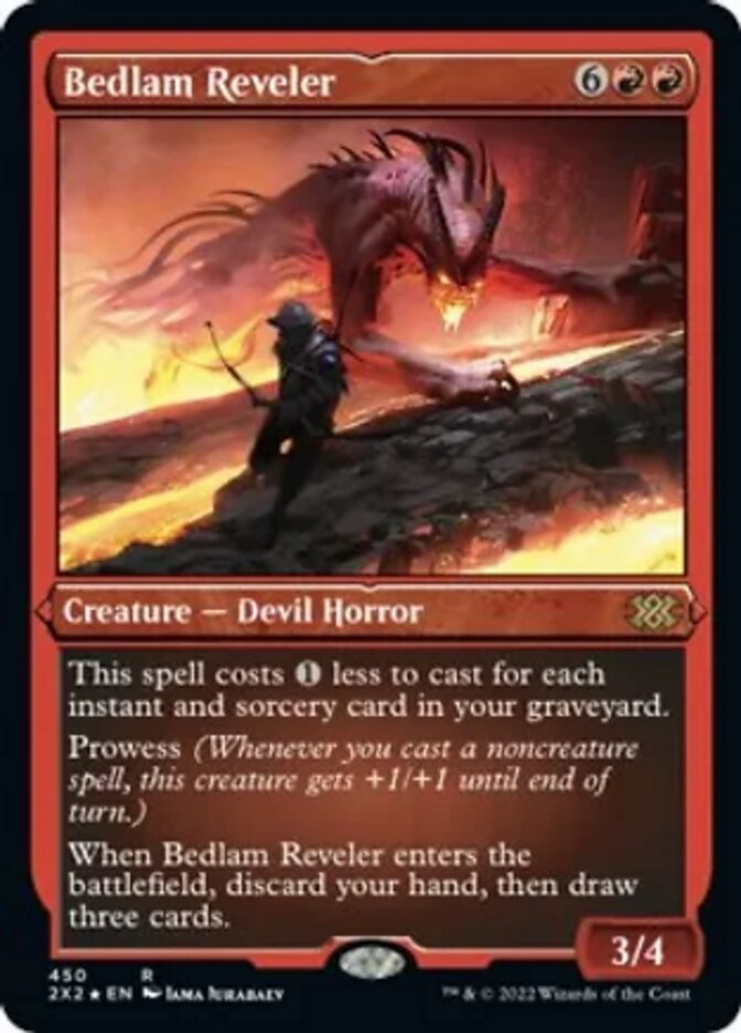 Bedlam Reveler (Foil Etched) [Double Masters 2022] | RetroPlay Games