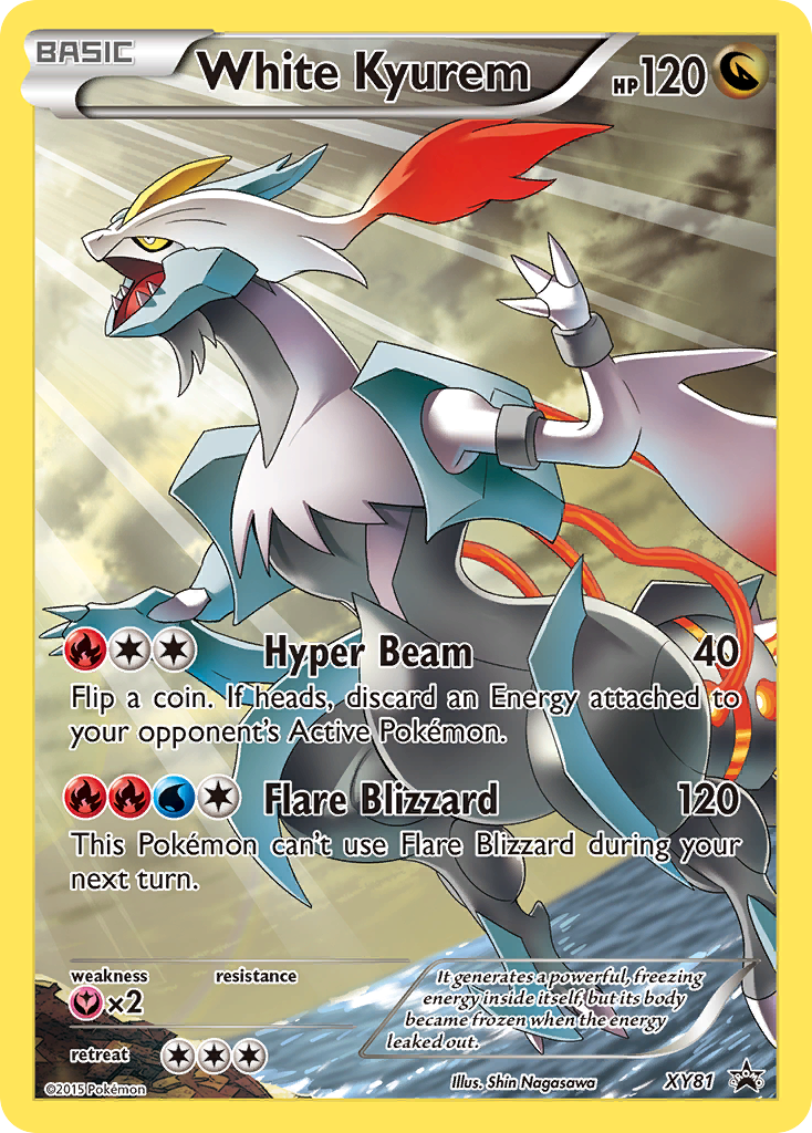 White Kyurem (XY81) (Full Art Promo) [XY: Black Star Promos] | RetroPlay Games