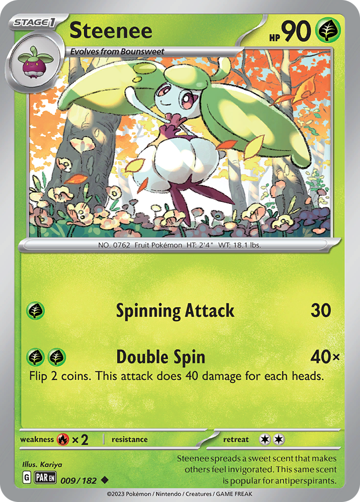 Steenee (009/182) [Scarlet & Violet: Paradox Rift] | RetroPlay Games