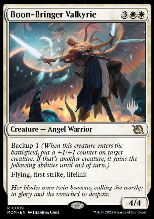 Boon-Bringer Valkyrie (Promo Pack) [March of the Machine Promos] | RetroPlay Games