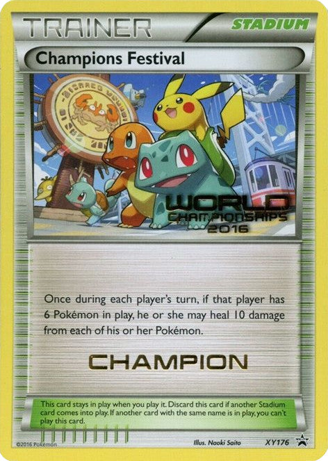 Champions Festival (XY176) (2016 Champion) [XY: Black Star Promos] | RetroPlay Games