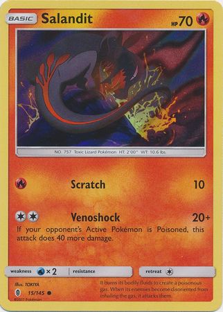 Salandit (15/145) (Collection Promo) [Sun & Moon: Guardians Rising] | RetroPlay Games