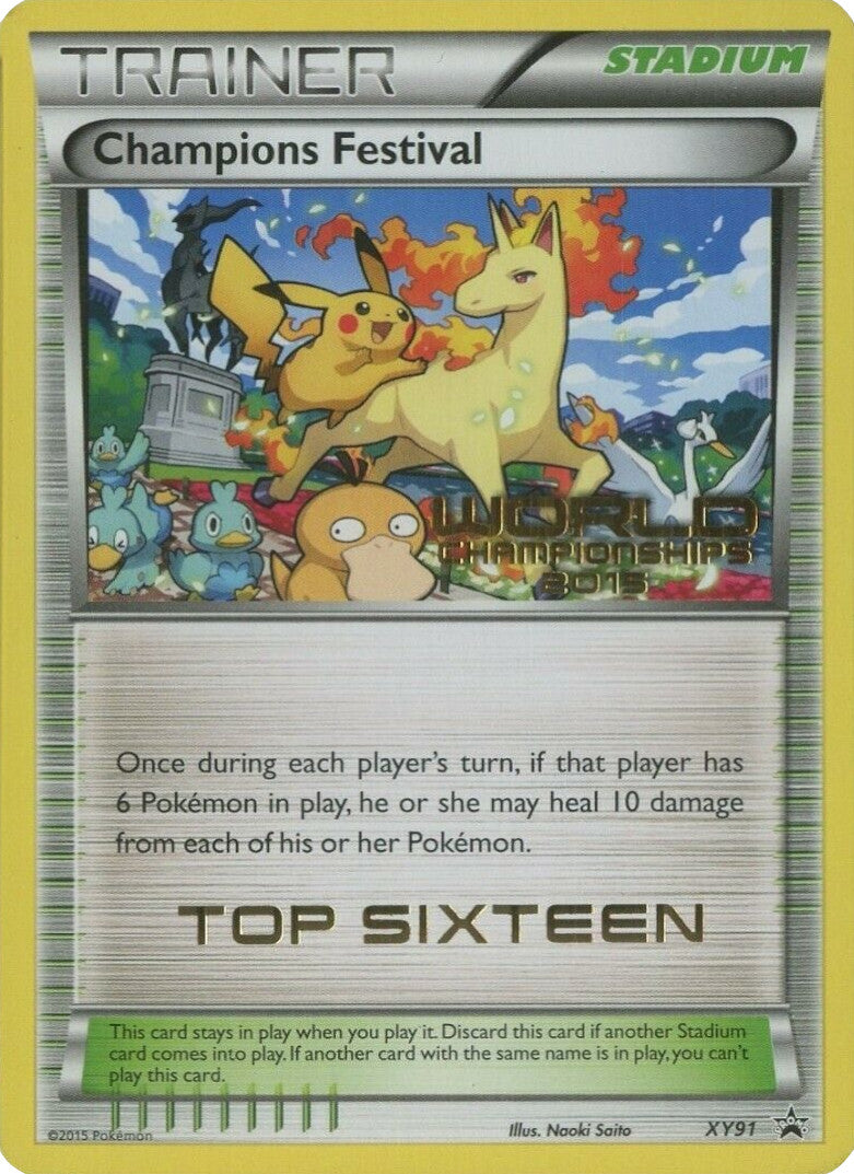 Champions Festival (XY91) (2015 Top Sixteen) [XY: Black Star Promos] | RetroPlay Games