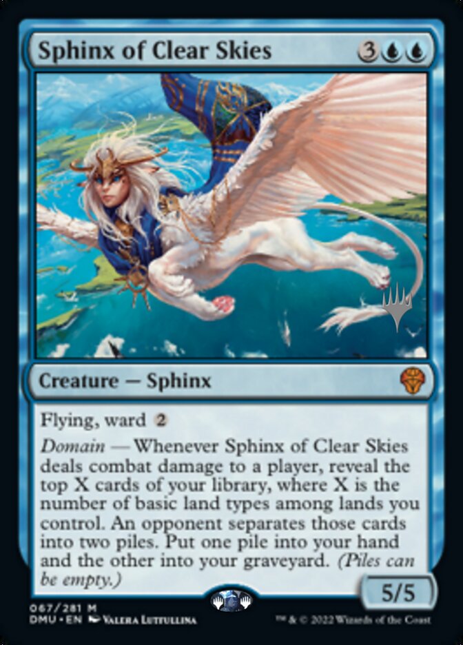 Sphinx of Clear Skies (Promo Pack) [Dominaria United Promos] | RetroPlay Games