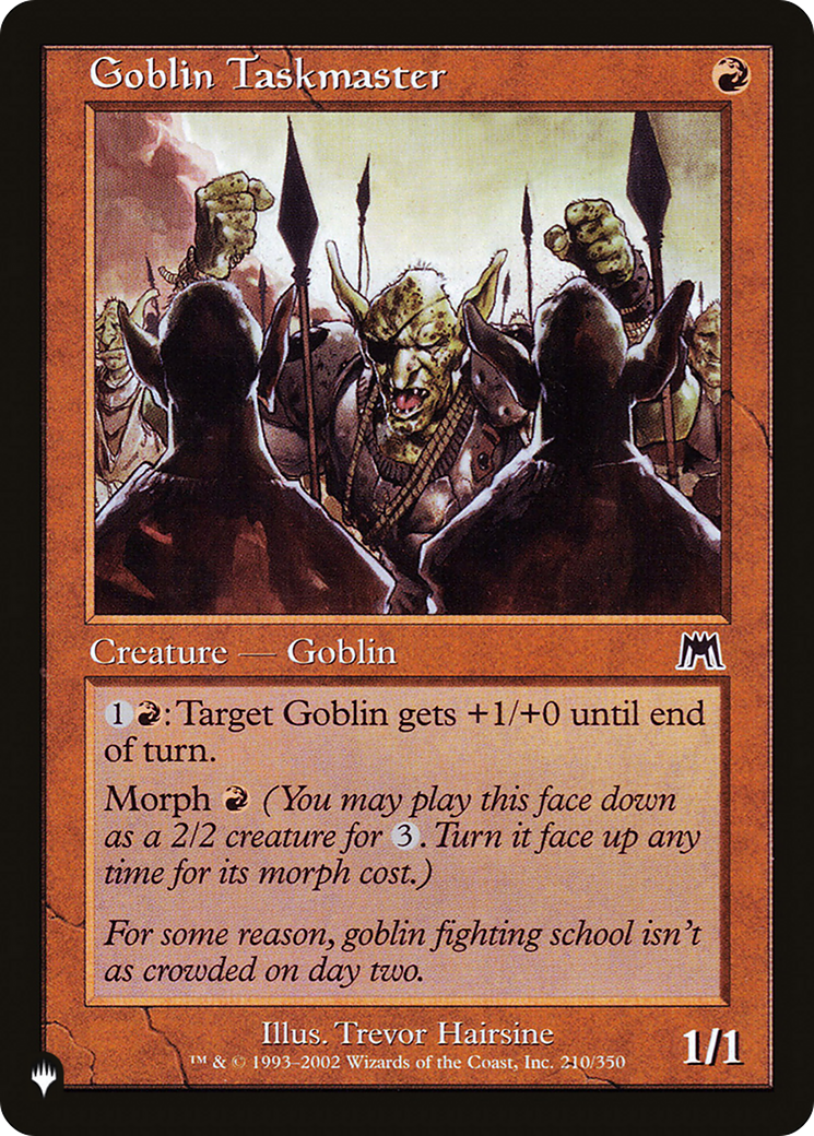 Goblin Taskmaster [The List Reprints] | RetroPlay Games