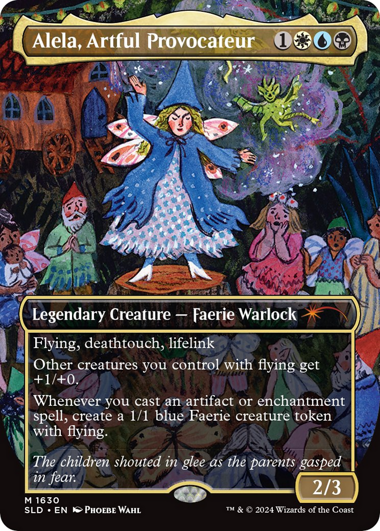 Alela, Artful Provocateur (1630) (Rainbow Foil) [Secret Lair Drop Series] | RetroPlay Games