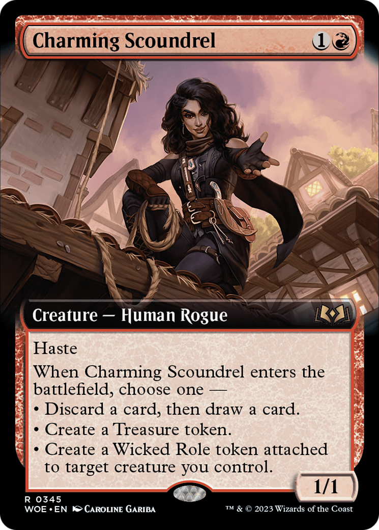 Charming Scoundrel (Extended Art) [Wilds of Eldraine] | RetroPlay Games