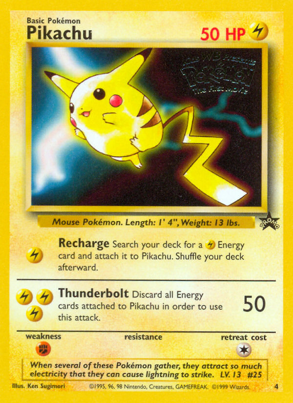 Pikachu (4) [Wizards of the Coast: Black Star Promos] | RetroPlay Games