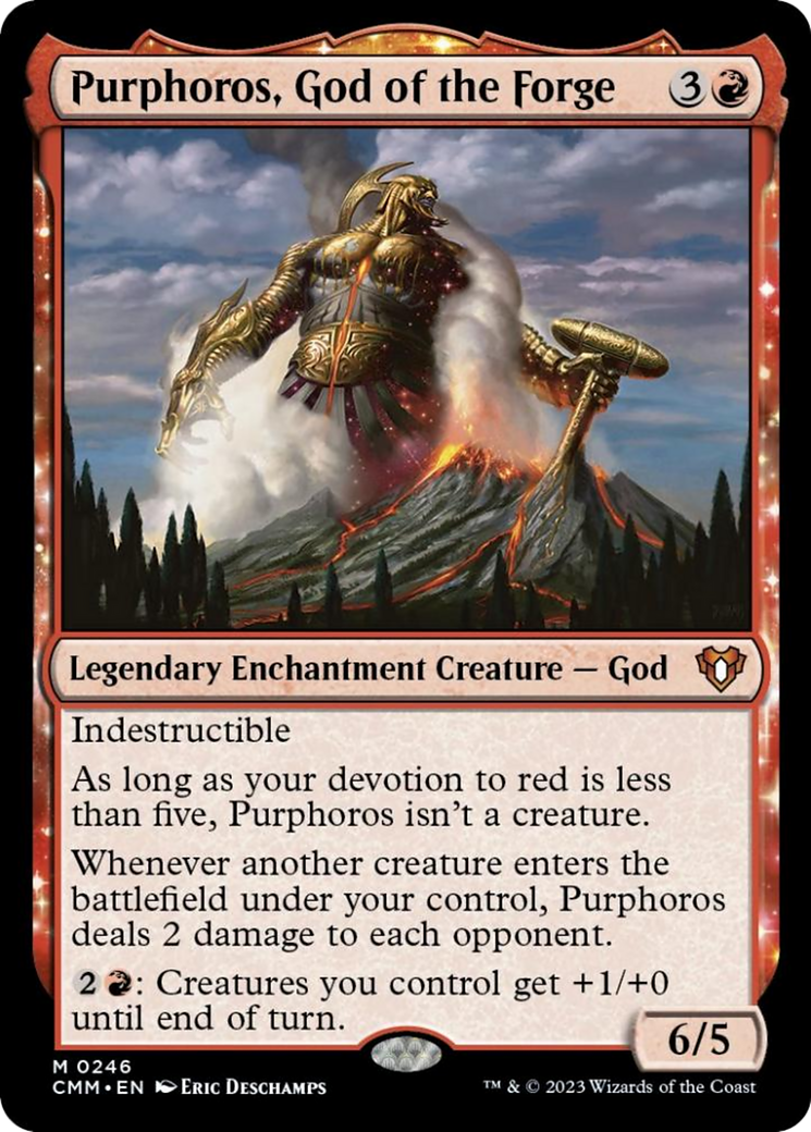 Purphoros, God of the Forge [Commander Masters] | RetroPlay Games