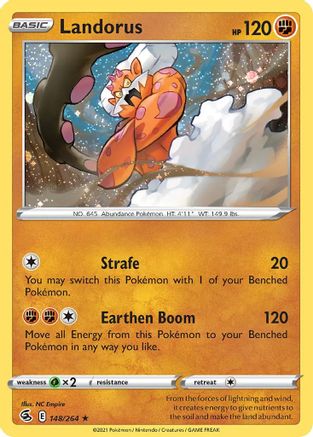 Landorus (148/264) (Cosmos Holo) [Sword & Shield: Fusion Strike] | RetroPlay Games