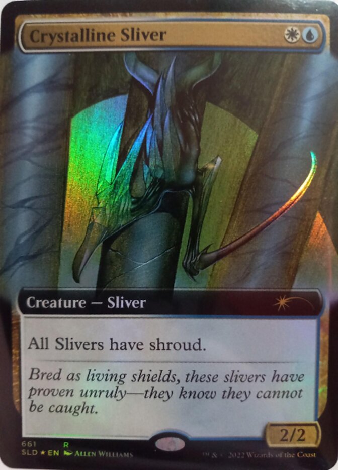 Crystalline Sliver (Extended Art) [Secret Lair Drop Promos] | RetroPlay Games