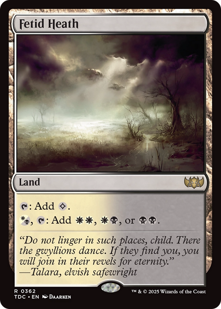 Fetid Heath [Tarkir: Dragonstorm Commander] | RetroPlay Games