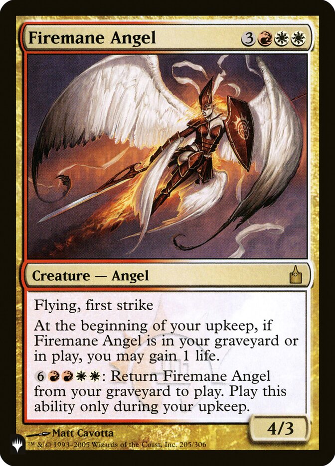 Firemane Angel [The List] | RetroPlay Games