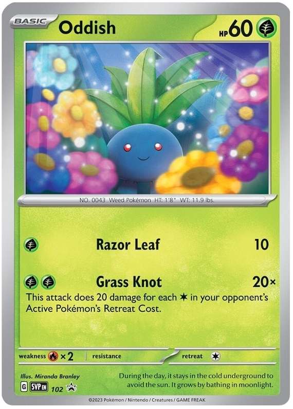 Oddish (102) [Scarlet & Violet: Black Star Promos] | RetroPlay Games