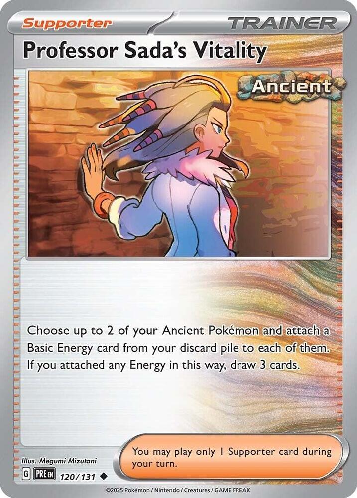 Professor Sada's Vitality (120/131) [Scarlet & Violet: Prismatic Evolutions] | RetroPlay Games