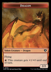 Soldier // Dragon (0020) Double-Sided Token [Commander Masters Tokens] | RetroPlay Games