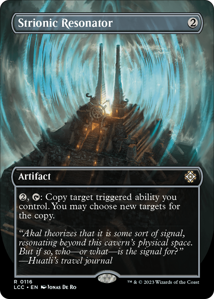 Strionic Resonator (Borderless) [The Lost Caverns of Ixalan Commander] | RetroPlay Games