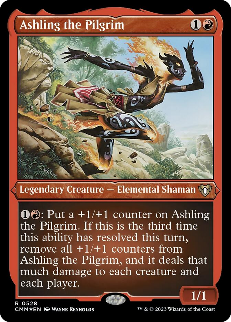 Ashling the Pilgrim (Foil Etched) [Commander Masters] | RetroPlay Games