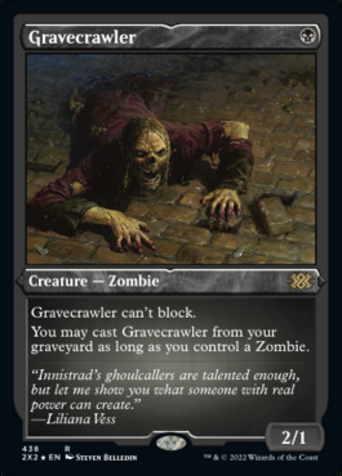 Gravecrawler (Foil Etched) [Double Masters 2022] | RetroPlay Games
