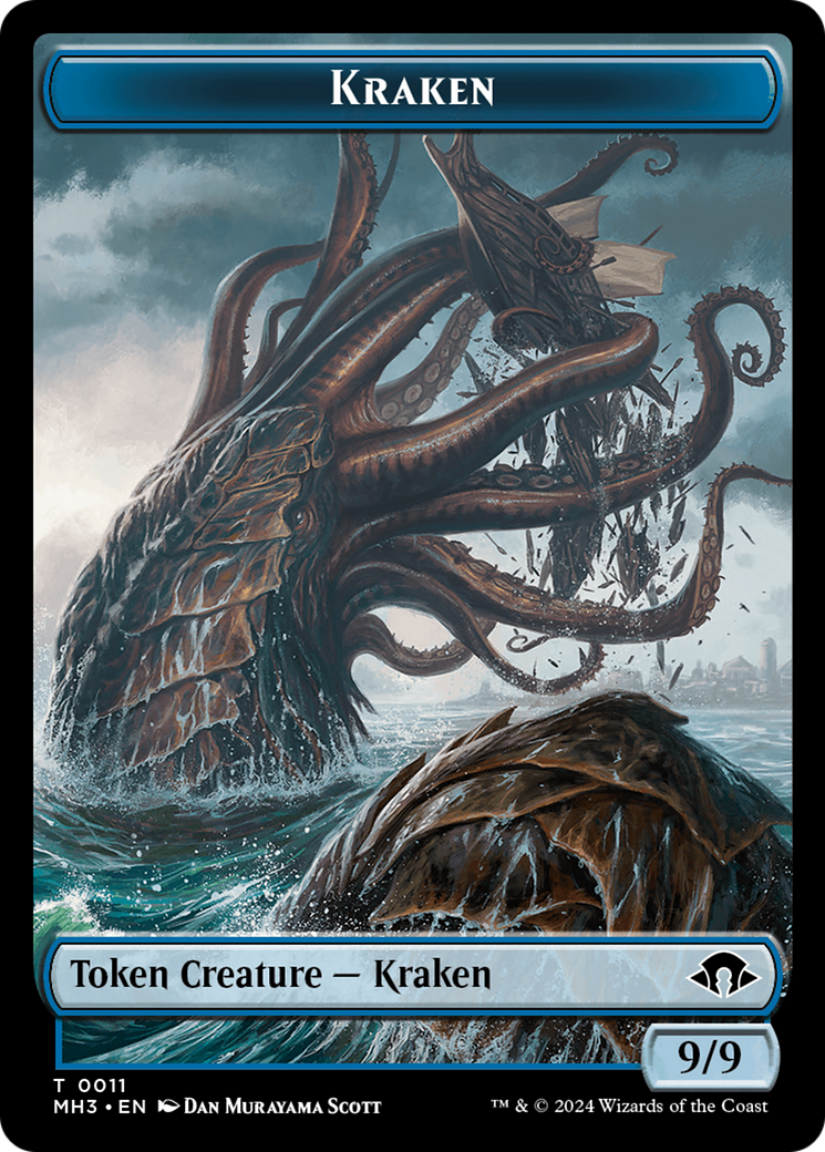 Kraken Token [Modern Horizons 3 Tokens] | RetroPlay Games