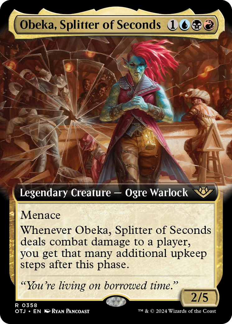 Obeka, Splitter of Seconds (Extended Art) [Outlaws of Thunder Junction] | RetroPlay Games