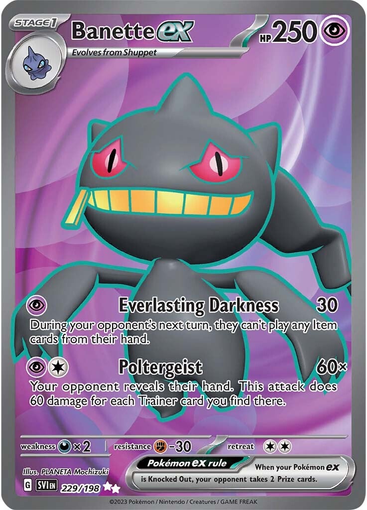 Banette ex (229/198) [Scarlet & Violet: Base Set] | RetroPlay Games