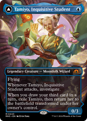 Tamiyo, Inquisitive Student // Tamiyo, Seasoned Scholar (Borderless) [Modern Horizons 3] | RetroPlay Games