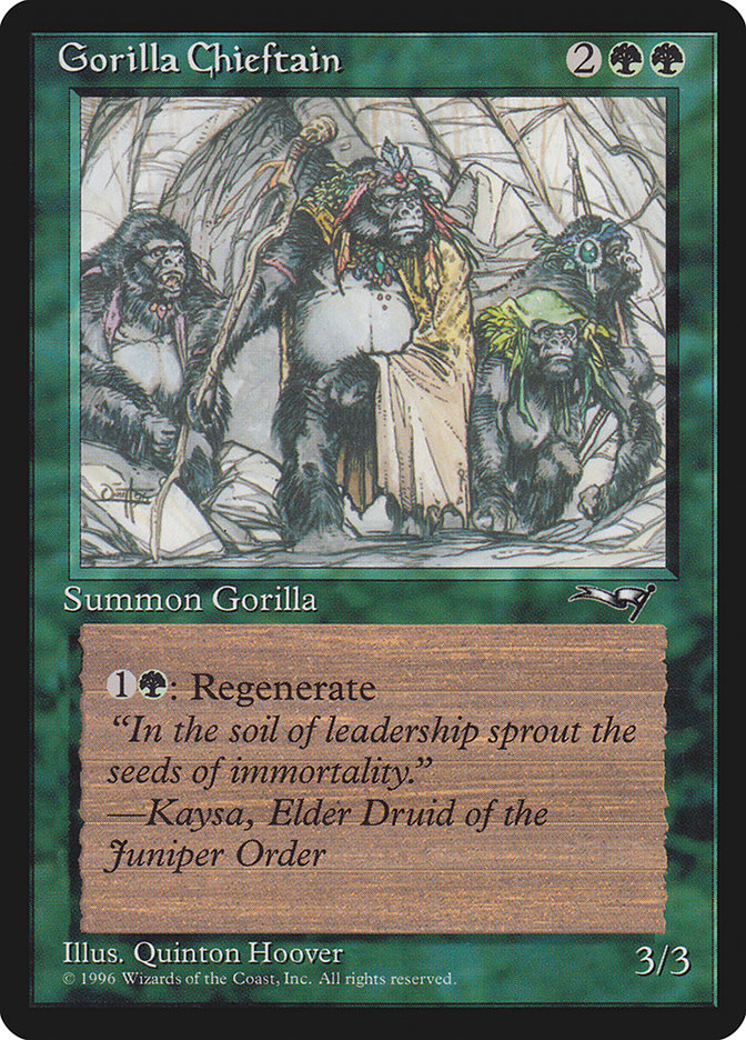 Gorilla Chieftain (Four Gorilla Art) [Alliances] | RetroPlay Games