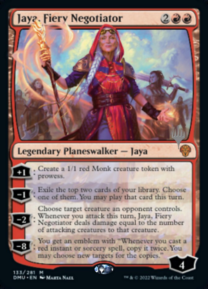 Jaya, Fiery Negotiator (Promo Pack) [Dominaria United Promos] | RetroPlay Games