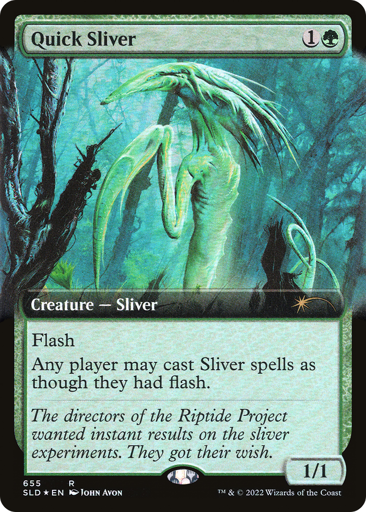 Quick Sliver (Extended Art) [Secret Lair Drop Promos] | RetroPlay Games