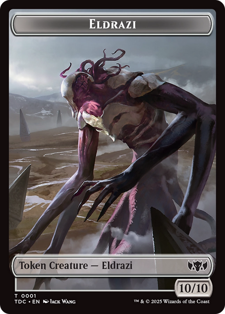 Eldrazi // Citizen Double-Sided Token [Tarkir: Dragonstorm Commander Tokens] | RetroPlay Games