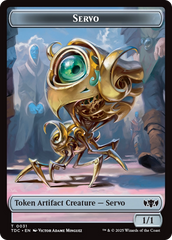 Servo // Warrior Double-Sided Token [Tarkir: Dragonstorm Commander Tokens] | RetroPlay Games