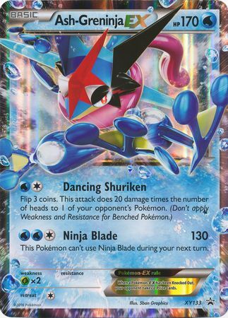 Ash-Greninja EX (XY133) (Jumbo Card) [XY: Black Star Promos] | RetroPlay Games