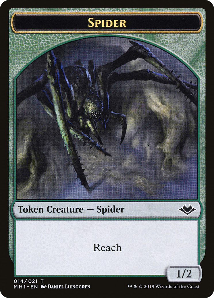 Shapeshifter // Spider Double-Sided Token [Modern Horizons Tokens] | RetroPlay Games