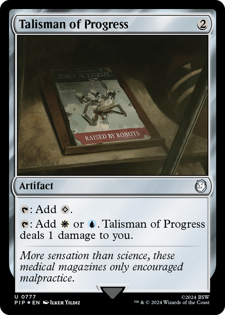 Talisman of Progress (Surge Foil) [Fallout] | RetroPlay Games