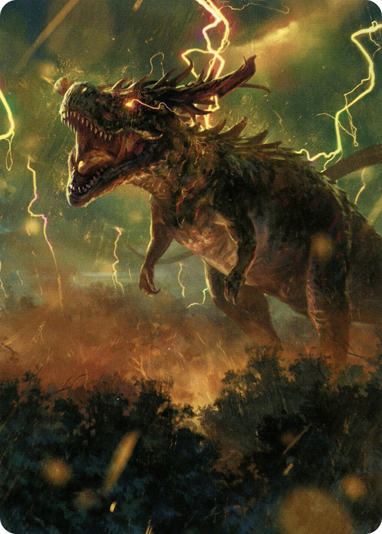 Thrasta, Tempest's Roar Art Card (42) [Modern Horizons 2 Art Series] | RetroPlay Games