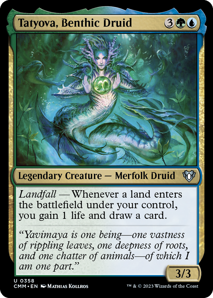 Tatyova, Benthic Druid [Commander Masters] | RetroPlay Games