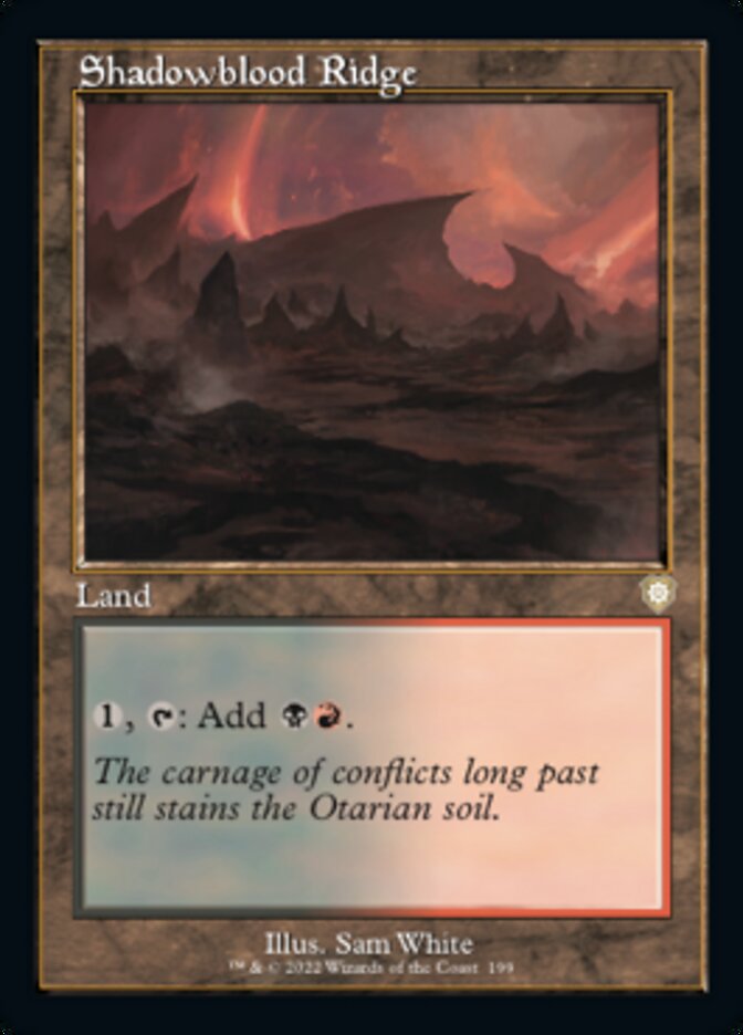 Shadowblood Ridge (Retro) [The Brothers' War Commander] | RetroPlay Games