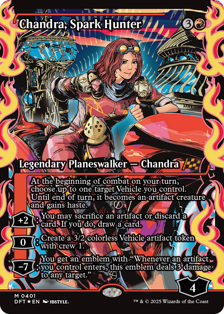 Chandra, Spark Hunter (Showcase) [Aetherdrift] | RetroPlay Games