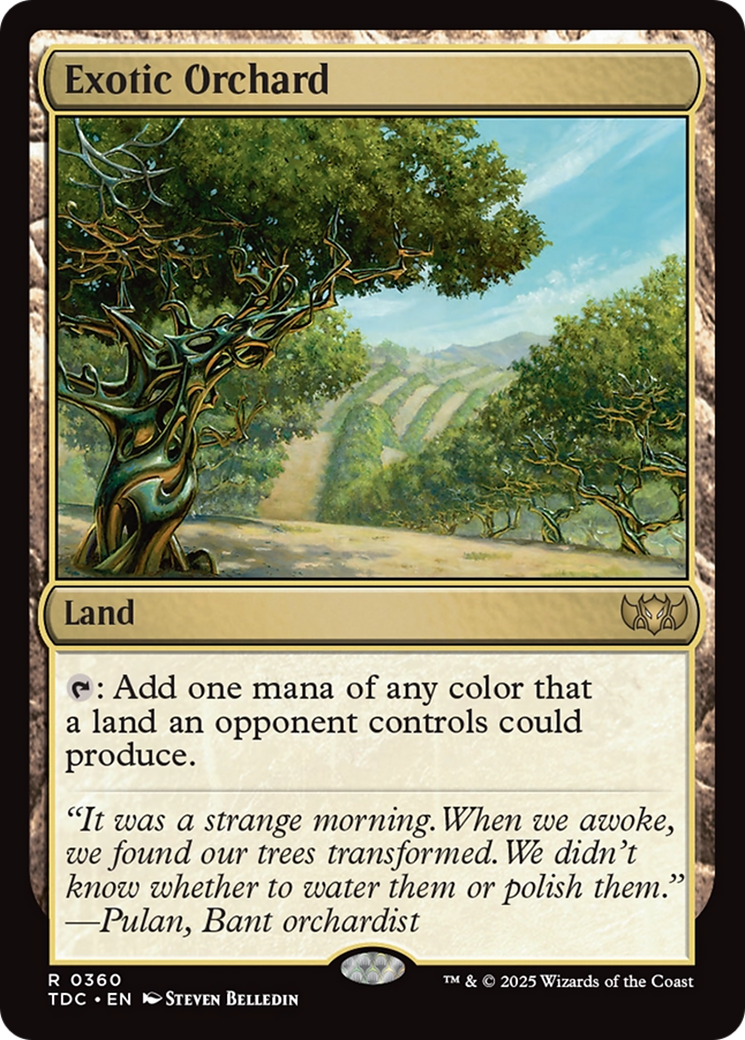 Exotic Orchard [Tarkir: Dragonstorm Commander] | RetroPlay Games
