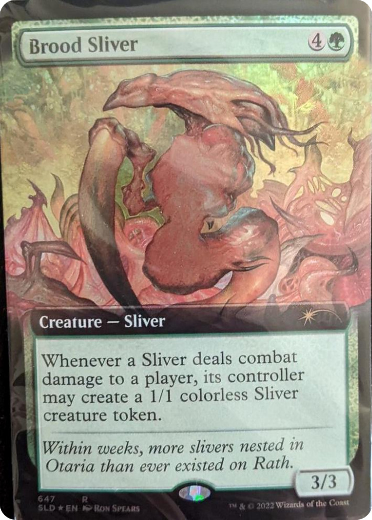 Brood Sliver (Extended Art) [Secret Lair Drop Promos] | RetroPlay Games