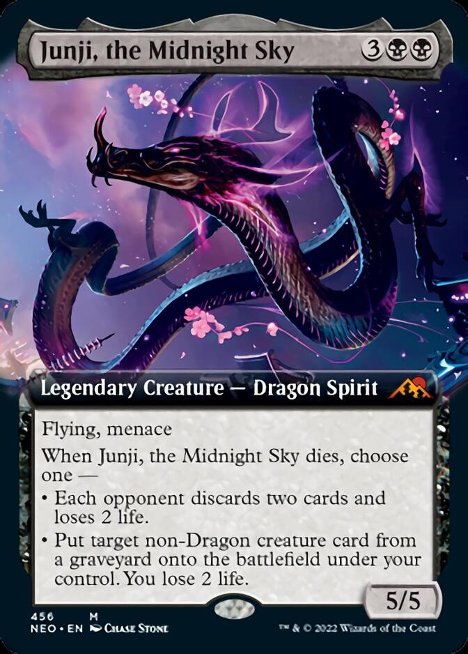 Junji, the Midnight Sky (Extended Art) [Kamigawa: Neon Dynasty] | RetroPlay Games