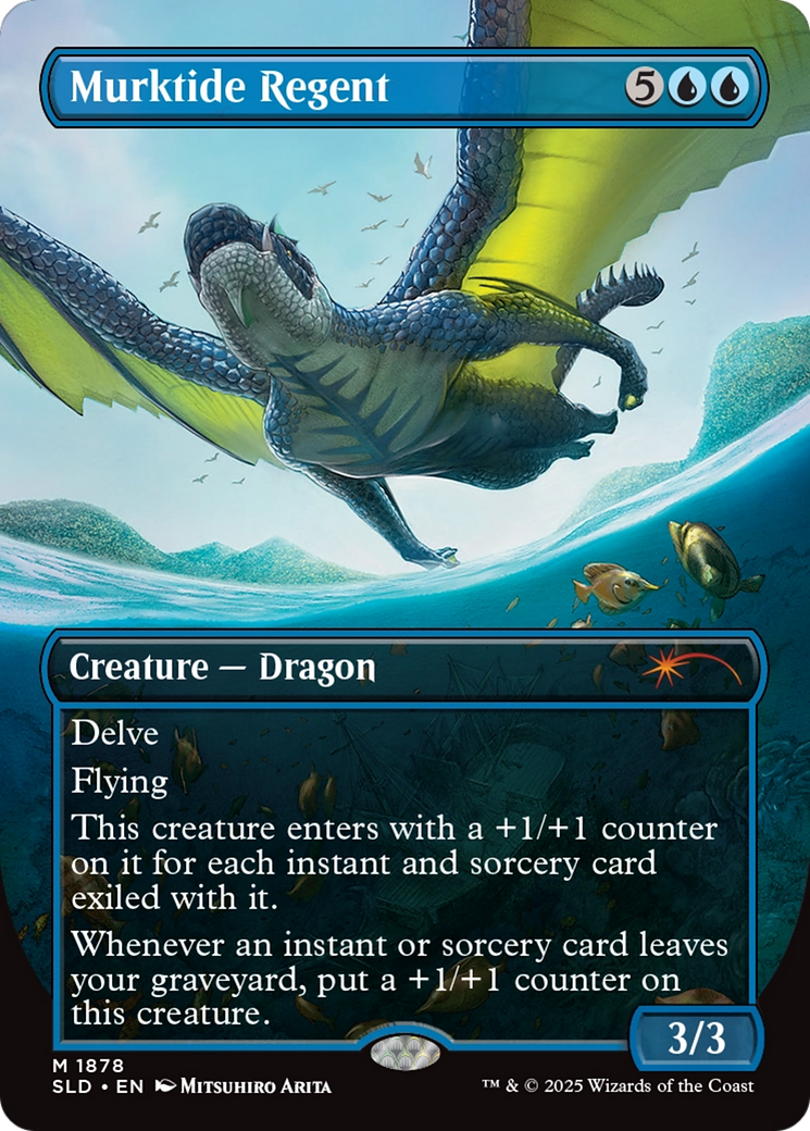 Murktide Regent (Rainbow Foil) [Secret Lair Drop Series] | RetroPlay Games